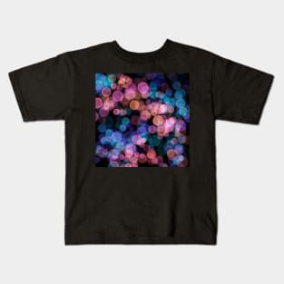 Pink and Blue Bubbles Kids T-Shirt